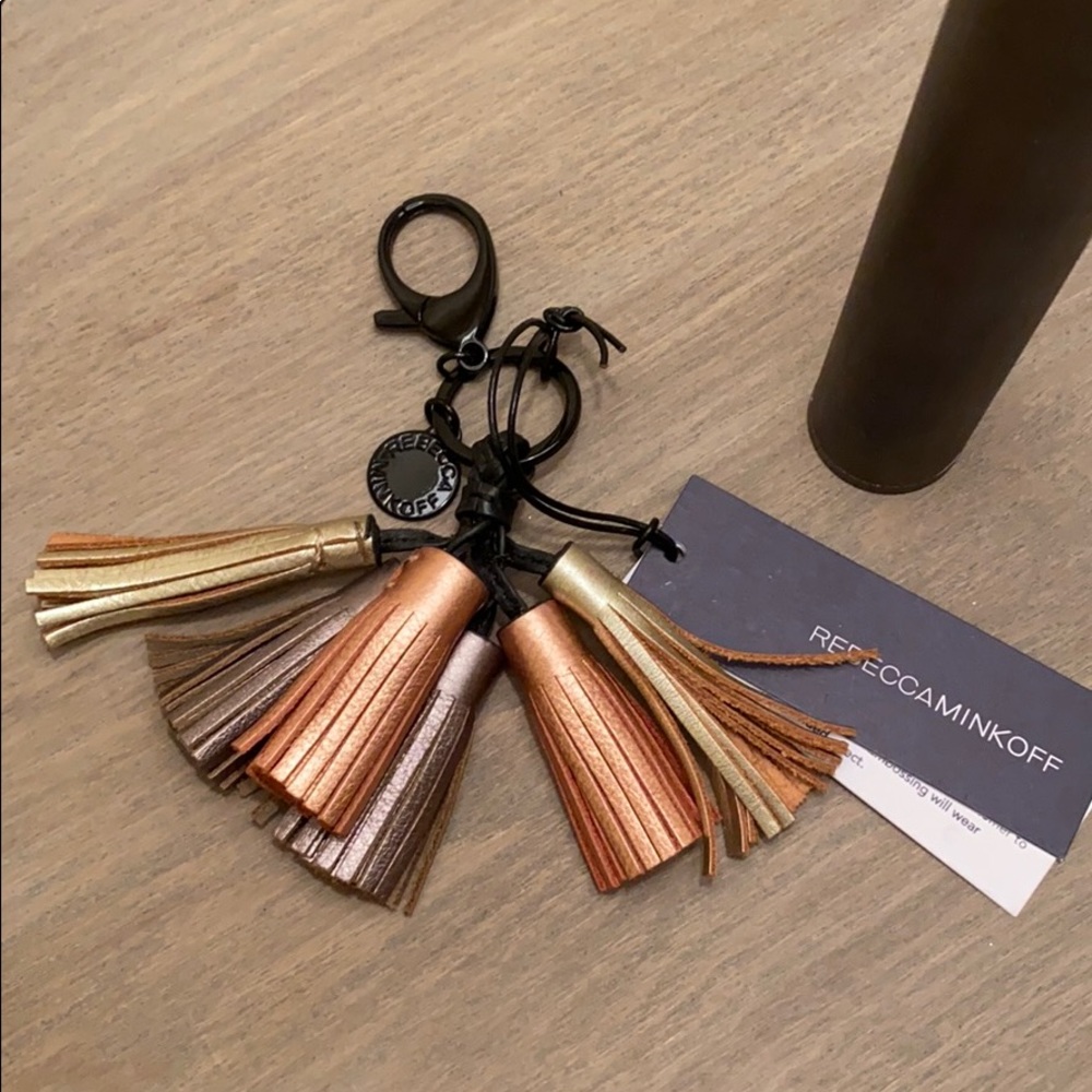 Rebecca Minkoff Sofia Tassel Key Fob Chain